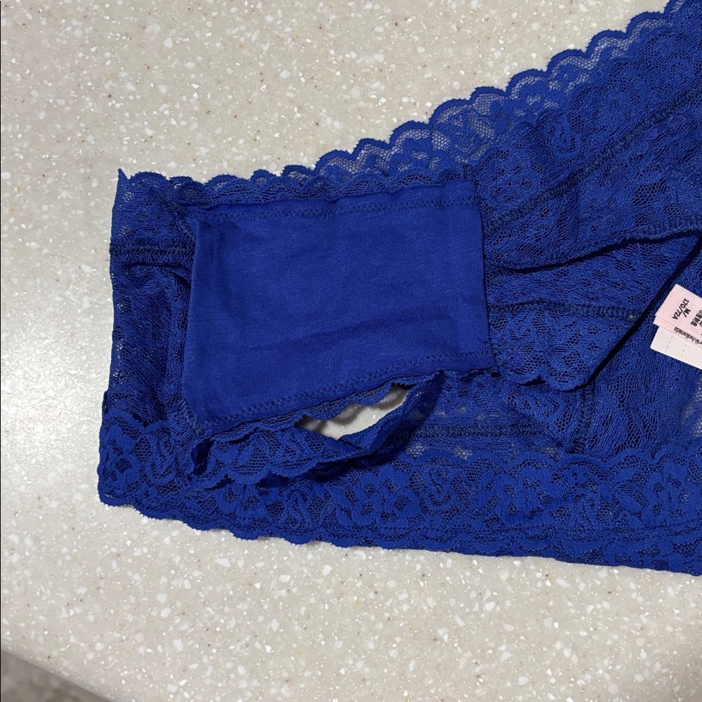 Victoria's Secret Blue Lace Boyshort Panty - Picture 4 of 4